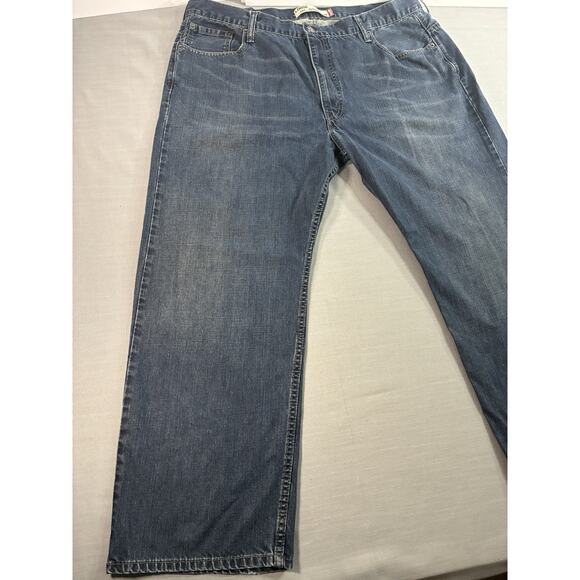 Levi’s 569 Loose Straight Jeans Mens 42x30 Blue Denim Baggy Fit Casual - Picture 6 of 13